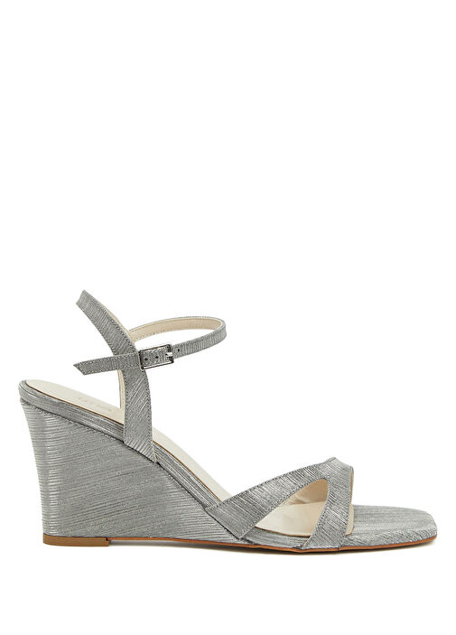 Gümüş Kadın Sandalet - Görsel 2
