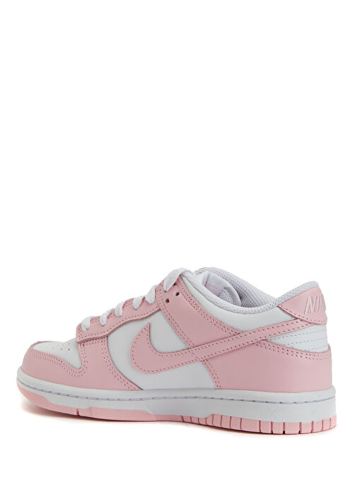 Dunk Low Beyaz Unisex Çocuk Deri Sneaker - Görsel 4