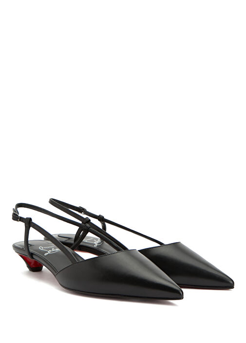 Miss Siyah Deri Topuklu Ayakkabı - Görsel 3