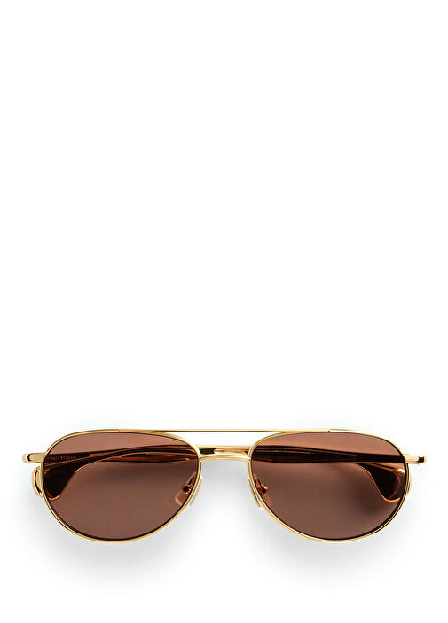 Kahve Altın Kadın Güneş Gözlüğü