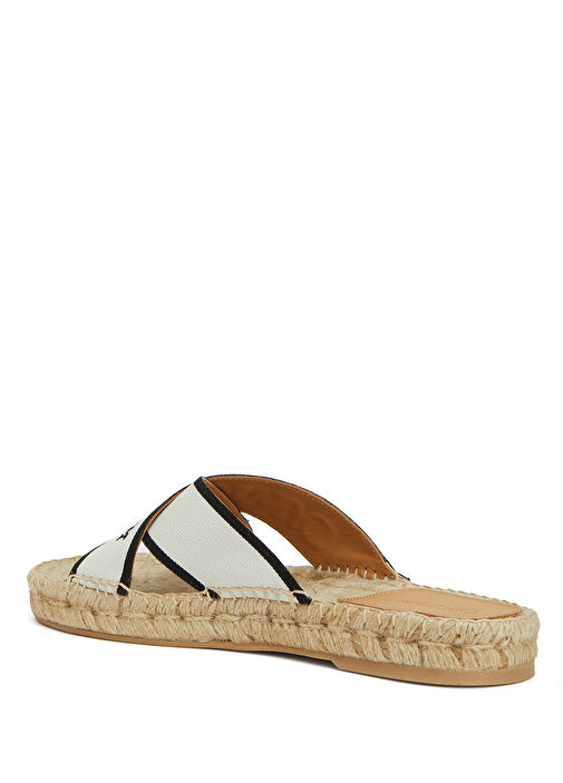 Bej Siyah Kadın Terlik - Görsel 4