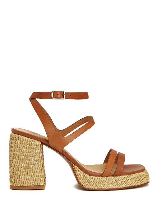 Taba Kadın Deri Sandalet - Görsel 2