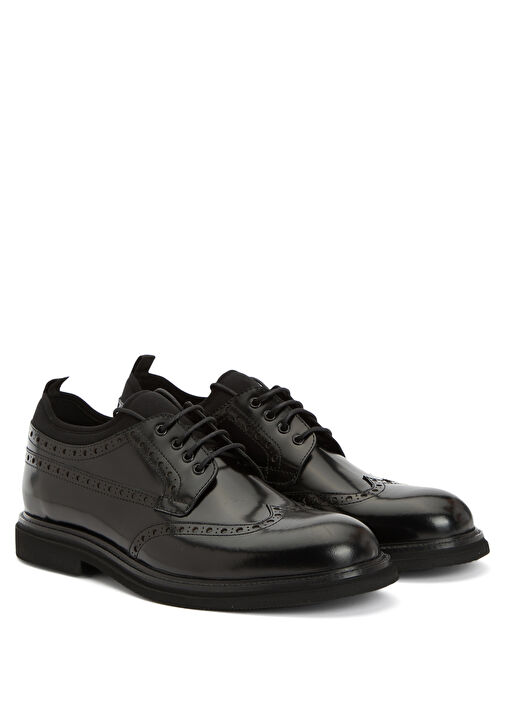 Siyah Erkek Deri Ayakkabı - Görsel 3