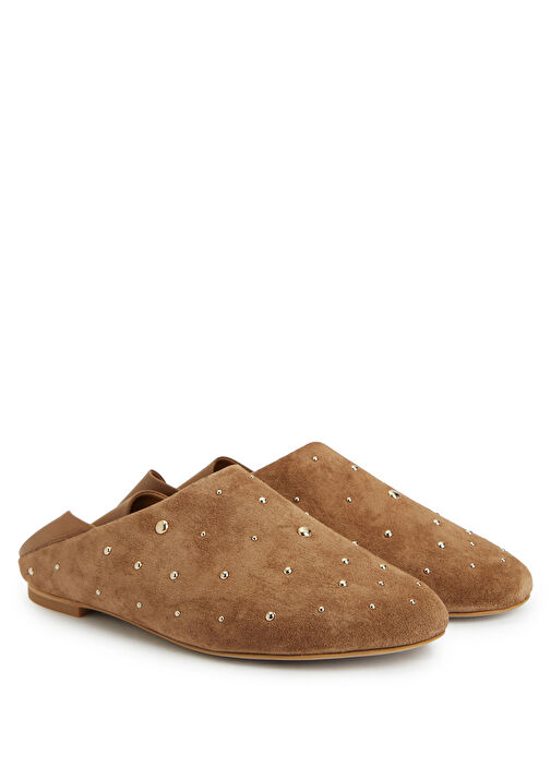 Tütün Kadın Deri Babet - Görsel 3