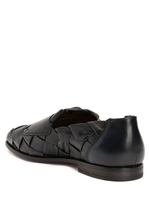 Carlos Siyah Erkek Deri Loafer - Görsel 4