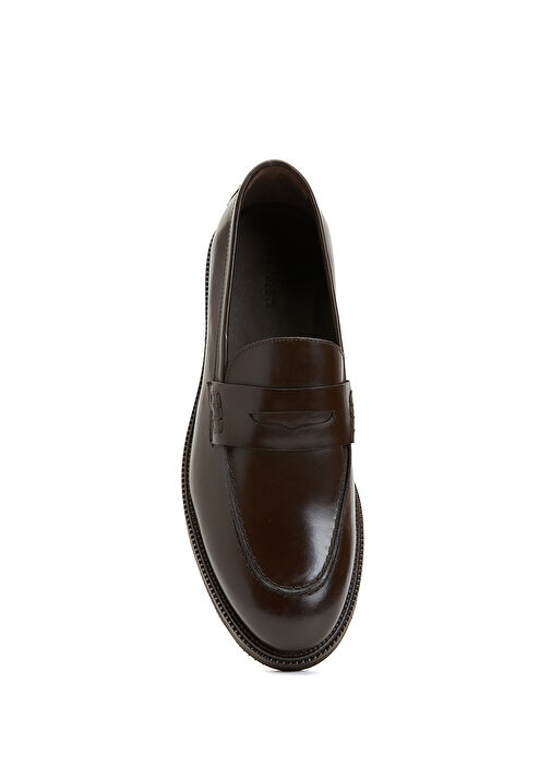Kahverengi Erkek Deri Ayakkabı - Görsel 5