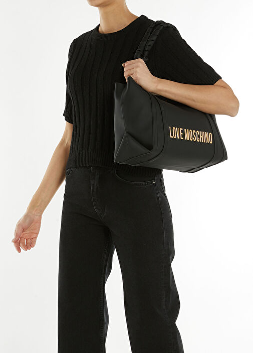 Love Moschino Siyah Kadın Bold Love Siyah Kadın Alışveriş Çantası