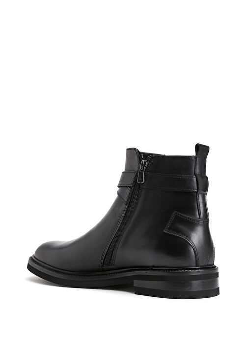 Siyah Erkek Deri Bot - Görsel 4