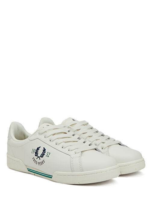 Beyaz Erkek Deri Sneaker - Görsel 3