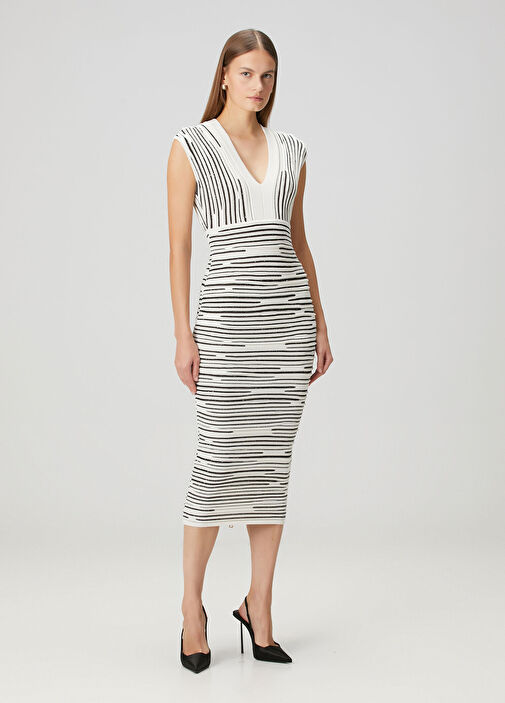 balmain dress black and white Balmain Dress – EXCHANGE STORE main image 0