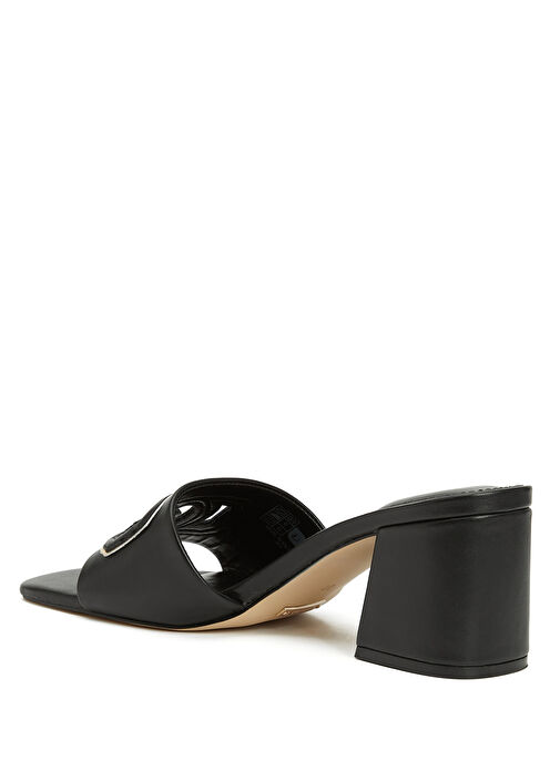 Gals Siyah Kadın Deri Sandalet - Görsel 4