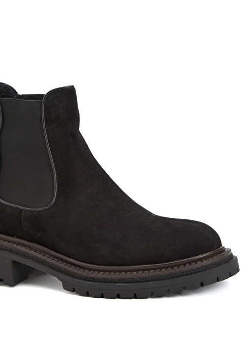 Siyah Lastikli Kadın Bot - Görsel 7