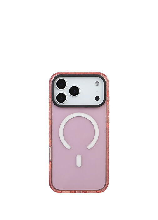 Deercase - iPhone 17 Pro Max Pembe Premium Darbe Emici Lüks Kamera