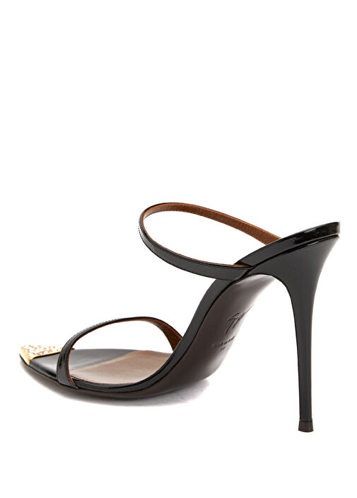 Siyah Kadın Deri Terlik - Görsel 4