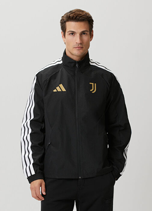 Adidas Siyah Erkek Juventus Turin İç Saha Anthem Sweatshirt