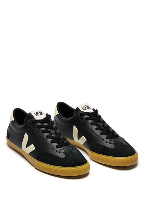 Volley Siyah Erkek Deri Sneaker - Görsel 3