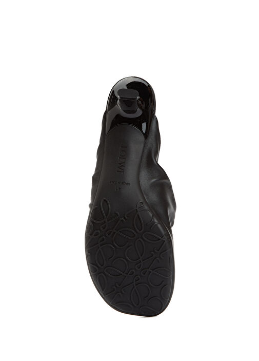 Siyah Kadın Deri Terlik - Görsel 6