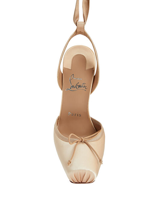 Cassia Nude İpek Topuklu Ayakkabı - Görsel 5