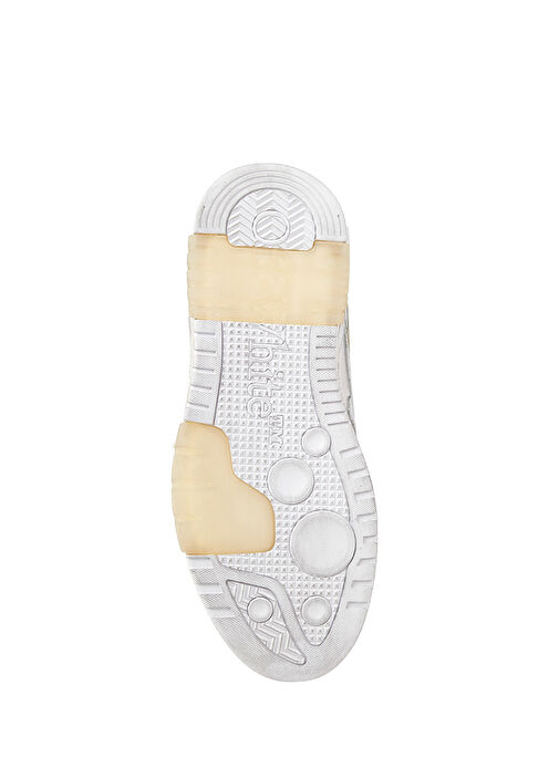 Beyaz Kadın Deri Sneaker - Görsel 6
