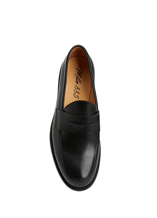 Milano Siyah Erkek Deri Loafer - Görsel 5