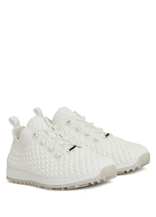 Veles Beyaz Çorap Formlu Kadın Sneaker - Görsel 3