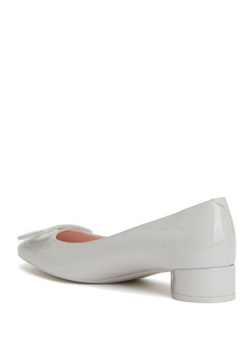 Roger Vivier Roger Vivier Roundy Açık Gri Deri Topuklu Ayakkabı Beymen'de! Açık Gri - 4. görsel