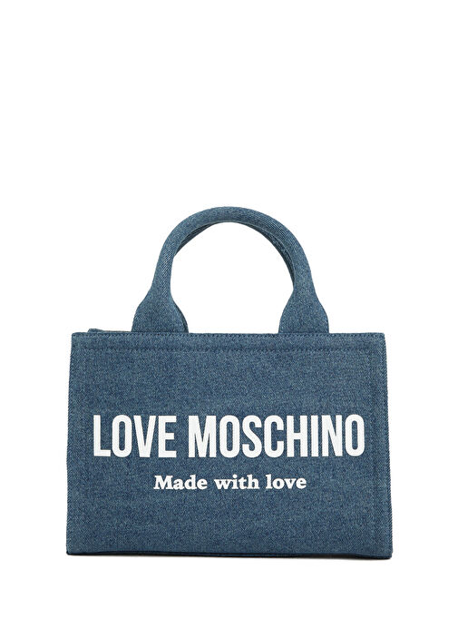 もちもち☆^o^ Love Moschino Koyu Mavi Kadın Mavi Kadın Denim Çanta 1903689 | Beymen