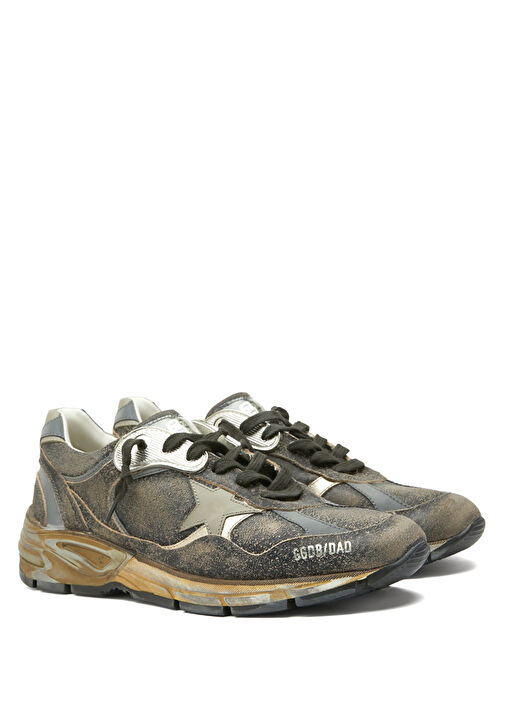 Dad Haki Erkek Deri Sneaker - Görsel 3