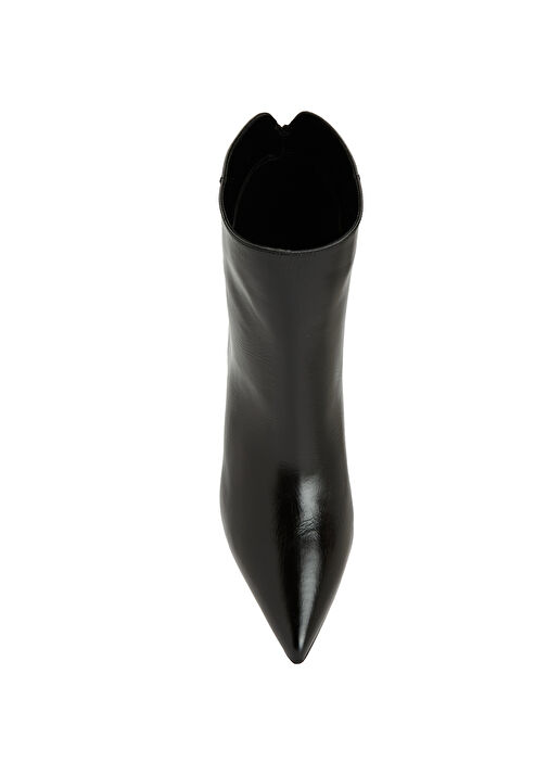 Siyah Kadın Deri Bot - Görsel 5