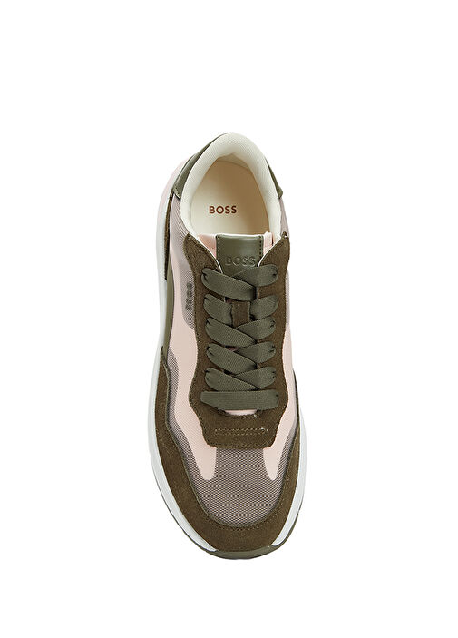 Yeşil Bej Erkek Sneaker - Görsel 5