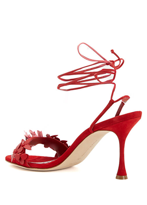 Anista Kırmızı Kadın Deri Sandalet - Görsel 4