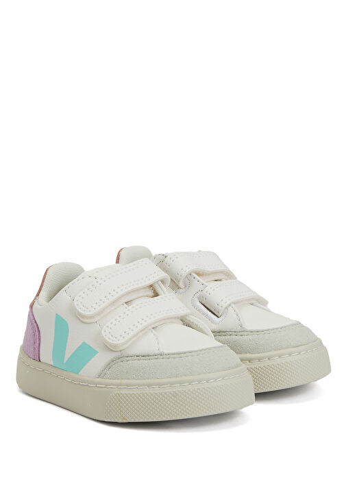 Small V-12 Chromefree Renkli Unisex Deri Sneaker - Görsel 3