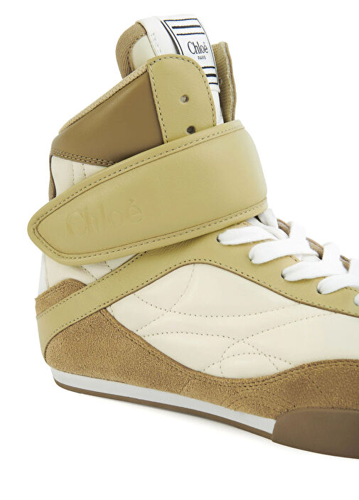 Chloe Bej Chloe Deri Krem Kadın Sneakers