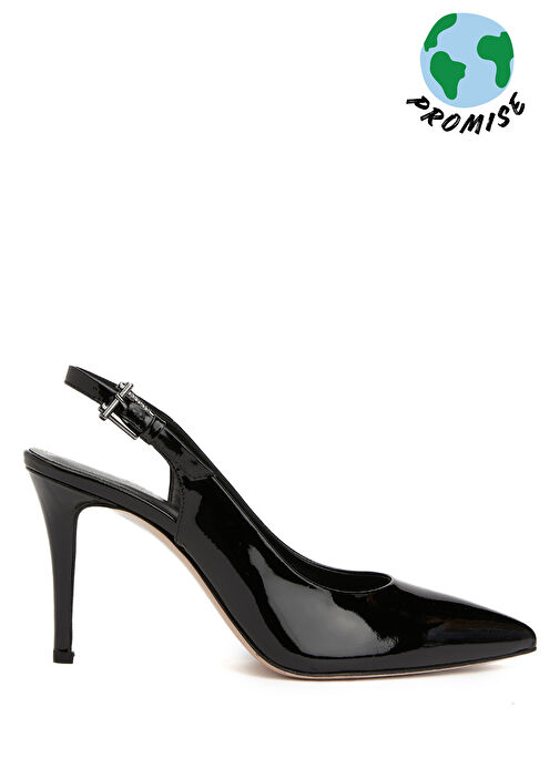 Siyah Rugan Stiletto - Görsel 2