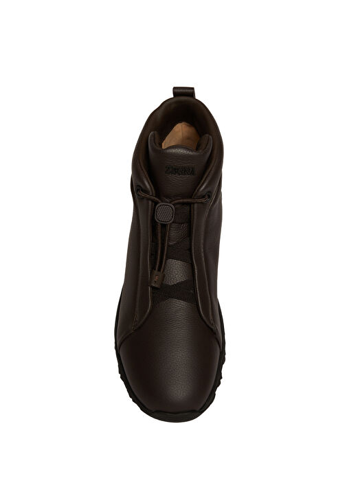 Koyu Kahverengi Erkek Deri Bot - Görsel 5