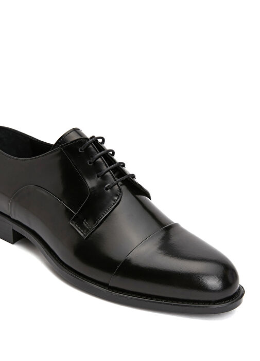 Siyah Erkek Deri Ayakkabı - Görsel 7