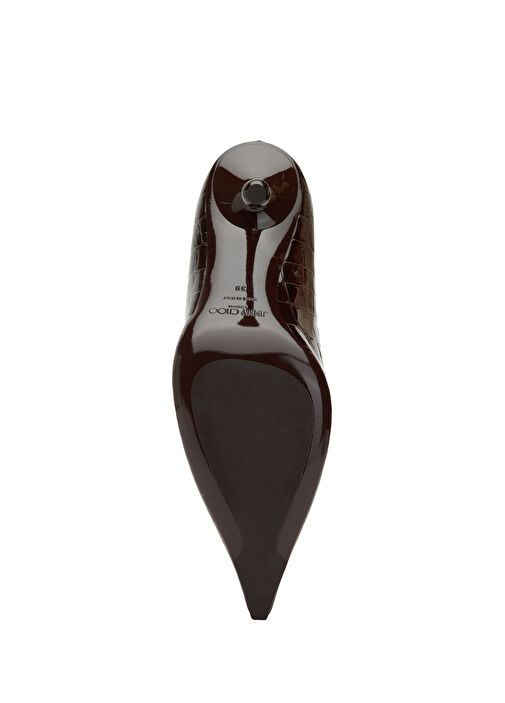 Ixia Kahverengi Rugan Deri Stiletto - Görsel 6