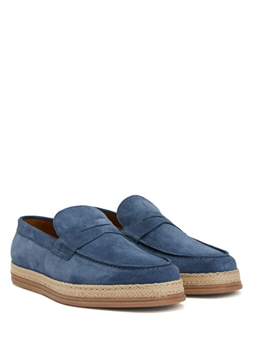 Mavi Erkek Süet Loafer - Görsel 3