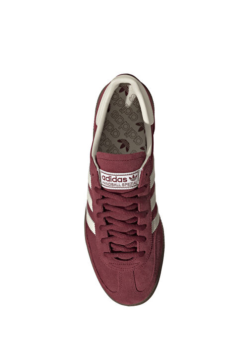 Handball Spezial Bordo Erkek Deri Sneaker - Görsel 4