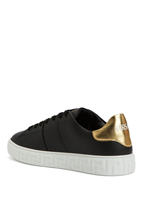 Siyah Logo Tokalı Kadın Sneaker - Görsel 4