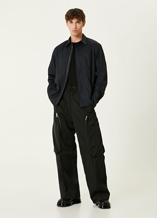 最終価格　DRIES VAN NOTEN 23aw cargo pants M DRIES VAN NOTEN】SS23 ワイド カーゴパンツ Black 送料関税込