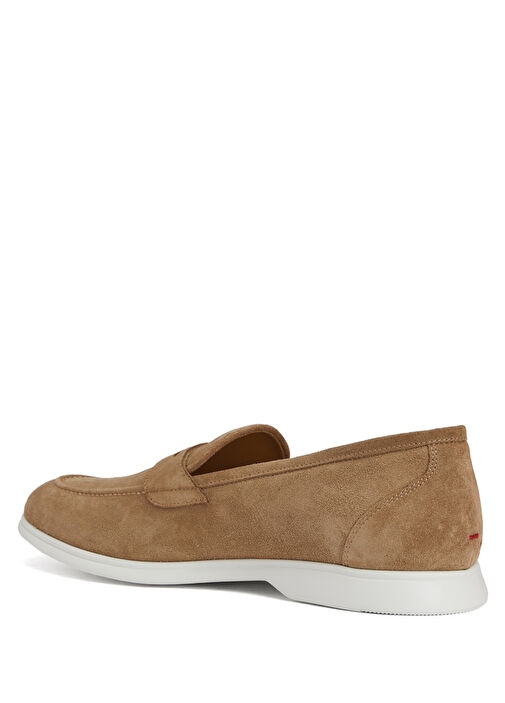 Bej Erkek Süet Loafer - Görsel 4
