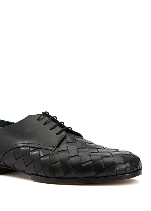 Siyah Erkek Deri Ayakkabı - Görsel 7