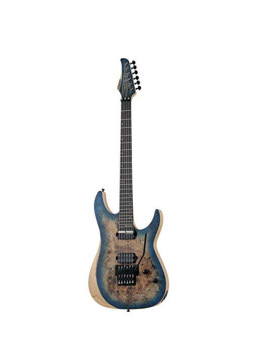 Schecter - Schecter Reaper-6 FR S Satin Sky Burst Elektro Gitar