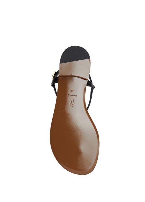 Giuseppe Zanotti Giuseppe Zanotti Siyah Kadın Deri Sandalet Sandalet & Terlik | Beymen Siyah - 6. görsel