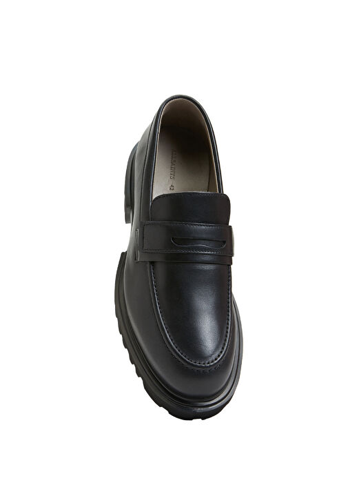 Siyah Erkek Deri Loafer - Görsel 5