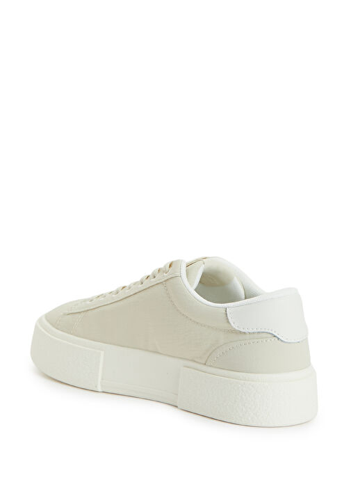 Bej Platform Kadın Sneaker - Görsel 4
