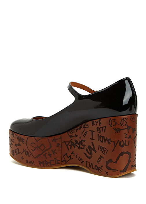 Maxime Siyah Deri Topuklu Ayakkabı - Görsel 4