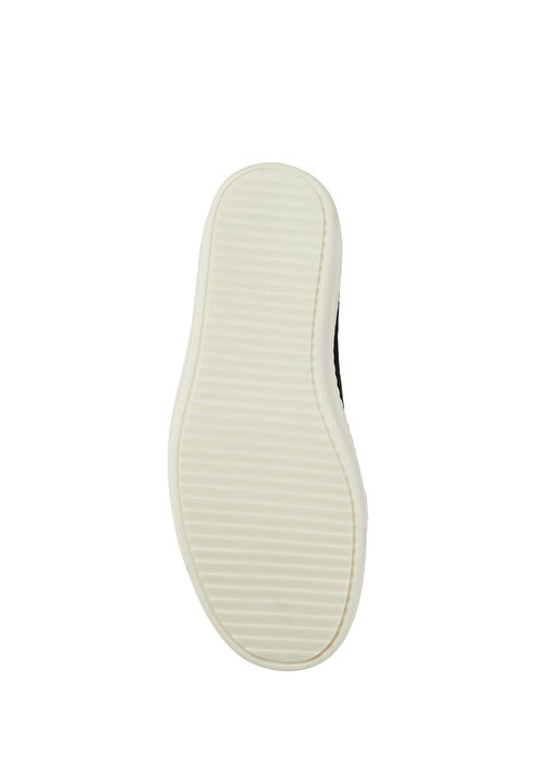 Siyah Erkek Deri Sneaker - Görsel 6