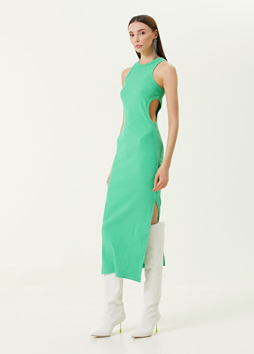 Msgm green dress hotsell